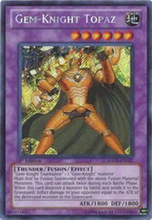 Gem-Knight Topaz (HA05-EN021) - Hidden Arsenal 5: Steelswarm Invasion Unlimited - Premium Yugioh Single from Konami - Just $0.35! Shop now at Game Crave Tournament Store