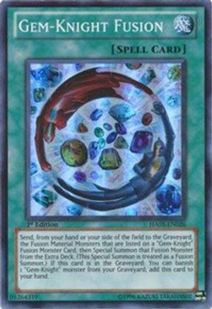 Gem-Knight Fusion (HA05-EN026) - Hidden Arsenal 5: Steelswarm Invasion 1st Edition - Premium Yugioh Single from Konami - Just $0.85! Shop now at Game Crave Tournament Store
