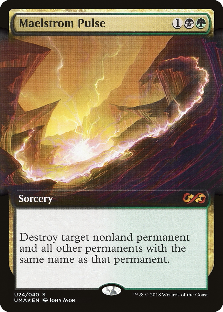 Maelstrom Pulse (PUMA-U24) - Ultimate Box Topper: (Extended Art) Foil - Premium MTG Single from Wizards of the Coast - Just $2.22! Shop now at Game Crave Tournament Store