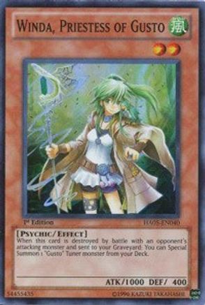 Winda, Priestess of Gusto (HA05-EN040) - Hidden Arsenal 5: Steelswarm Invasion 1st Edition - Premium Yugioh Single from Konami - Just $0.30! Shop now at Game Crave Tournament Store