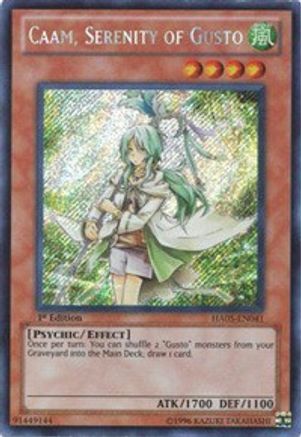 Caam, Serenity of Gusto (HA05-EN041) - Hidden Arsenal 5: Steelswarm Invasion 1st Edition - Premium Yugioh Single from Konami - Just $2.41! Shop now at Game Crave Tournament Store