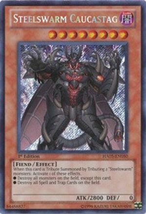Steelswarm Caucastag (HA05-EN050) - Hidden Arsenal 5: Steelswarm Invasion Unlimited - Premium Yugioh Single from Konami - Just $3.96! Shop now at Game Crave Tournament Store