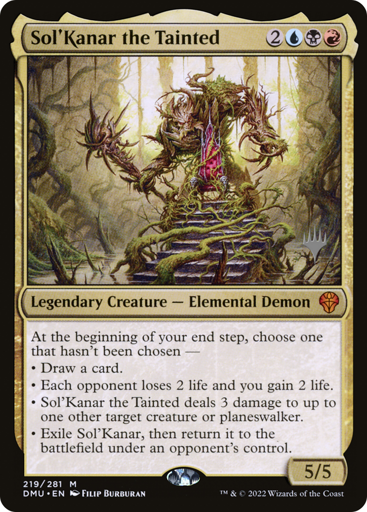 Sol'Kanar the Tainted (PDMU-219P) - Dominaria United Promos - Premium MTG Single from Wizards of the Coast - Just $0.08! Shop now at Game Crave Tournament Store