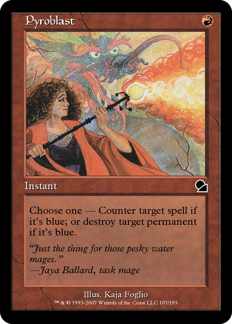 Pyroblast (ME1-107) - Masters Edition Foil - Premium MTG Single from Wizards of the Coast - Just $0! Shop now at Game Crave Tournament Store