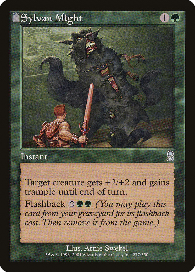 Sylvan Might (ODY-277) - Odyssey: (tombstone) Foil - Premium MTG Single from Wizards of the Coast - Just $0.78! Shop now at Game Crave Tournament Store