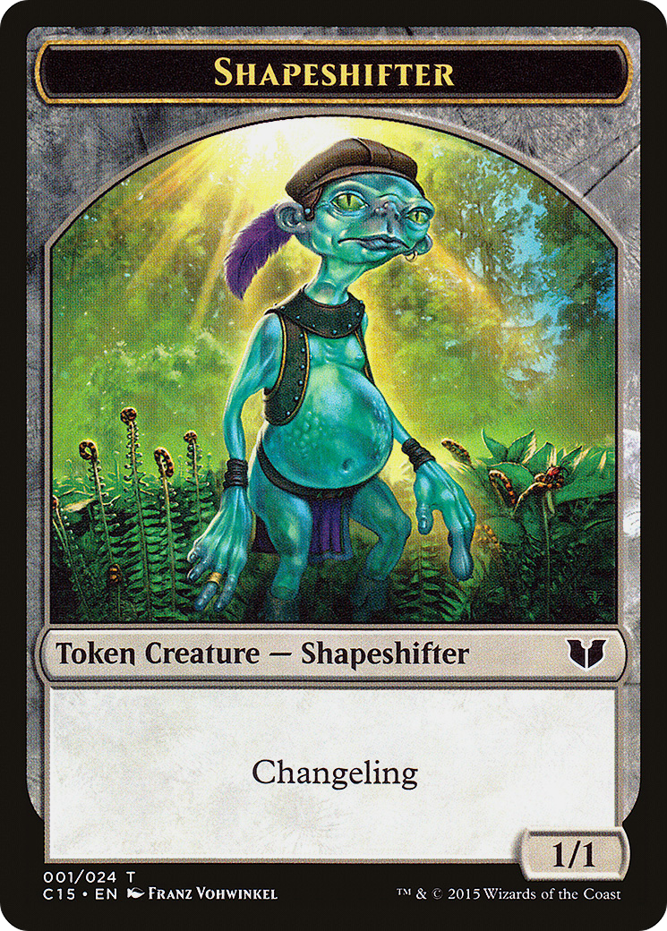 Shapeshifter (TC15-001) - Commander 2015 Tokens - Premium MTG Single from Wizards of the Coast - Just $0.30! Shop now at Game Crave Tournament Store