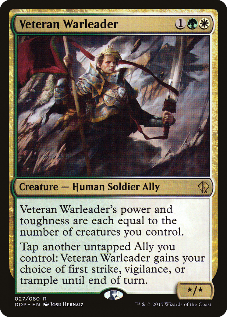 Veteran Warleader (DDP-027) - Duel Decks: Zendikar vs. Eldrazi - Premium MTG Single from Wizards of the Coast - Just $0.25! Shop now at Game Crave Tournament Store
