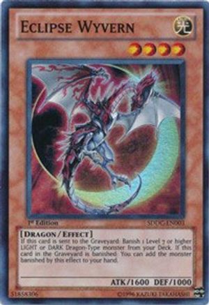 Game Crave Tournament Store - Eclipse Wyvern (SDDC-EN003) - Structure Deck: Dragons Collide 1st Edition Game Crave Tournament Store - Eclipse Wyvern (SDDC-EN003) - Structure Deck: Dragons Collide 1st Edition