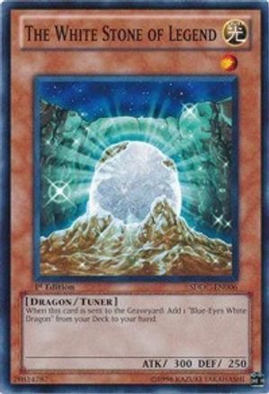 The White Stone of Legend (SDDC-EN006) - Structure Deck: Dragons Collide 1st Edition - Premium Yugioh Single from Konami - Just $0.27! Shop now at Game Crave Tournament Store