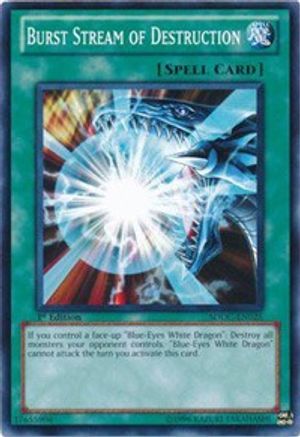 Burst Stream of Destruction (SDDC-EN025) - Structure Deck: Dragons Collide 1st Edition - Premium Yugioh Single from Konami - Just $0.15! Shop now at Game Crave Tournament Store