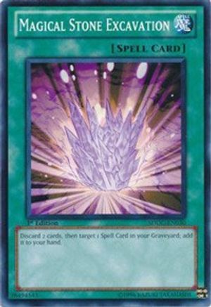 Magical Stone Excavation (SDDC-EN030) - Structure Deck: Dragons Collide 1st Edition - Premium Yugioh Single from Konami - Just $0.08! Shop now at Game Crave Tournament Store