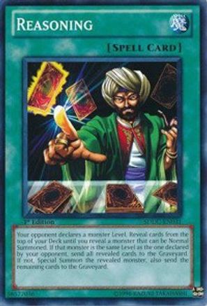 SDDC-EN031 Reasoning UNL Edition Mint YuGiOh Card SDDC-EN031 Reasoning UNL Edition Mint YuGiOh Card