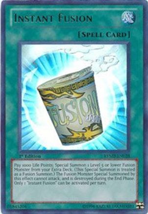 Instant Fusion (RYMP-EN028) - Ra Yellow Mega Pack Unlimited - Premium Yugioh Single from Konami - Just $1.60! Shop now at Game Crave Tournament Store
