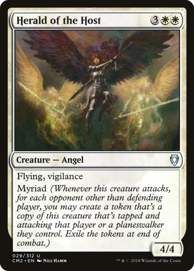 Herald of the Host (CM2-029) - Commander Anthology Volume II - Premium MTG Single from Wizards of the Coast - Just $0.14! Shop now at Game Crave Tournament Store