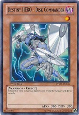 Destiny HERO - Disk Commander (RYMP-EN035) - Ra Yellow Mega Pack 1st Edition - Premium Yugioh Single from Konami - Just $0.26! Shop now at Game Crave Tournament Store