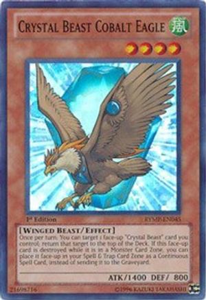 Crystal Beast Cobalt Eagle (RYMP-EN045) - Ra Yellow Mega Pack Unlimited - Premium Yugioh Single from Konami - Just $0.42! Shop now at Game Crave Tournament Store