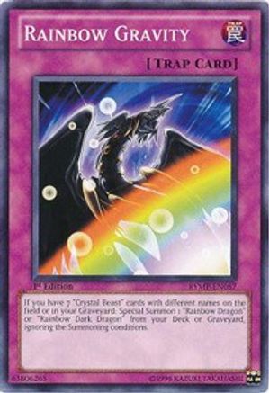 Rainbow Gravity (RYMP-EN057) - Ra Yellow Mega Pack 1st Edition - Premium Yugioh Single from Konami - Just $0.25! Shop now at Game Crave Tournament Store
