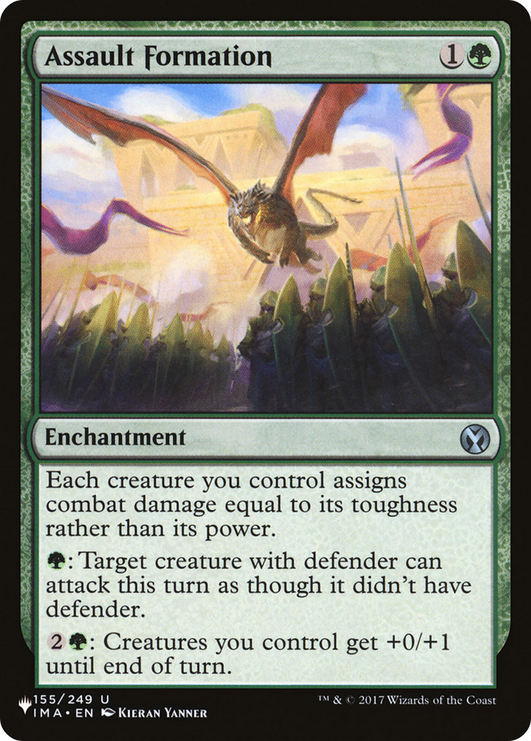 Assault Formation (PLIST-615) - The List - Premium MTG Single from Wizards of the Coast - Just $1.80! Shop now at Game Crave Tournament Store