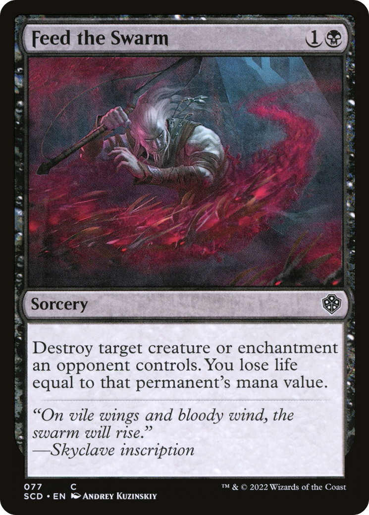 Feed the Swarm (SCD-077) - Starter Commander Decks - Premium MTG Single from Wizards of the Coast - Just $0.26! Shop now at Game Crave Tournament Store