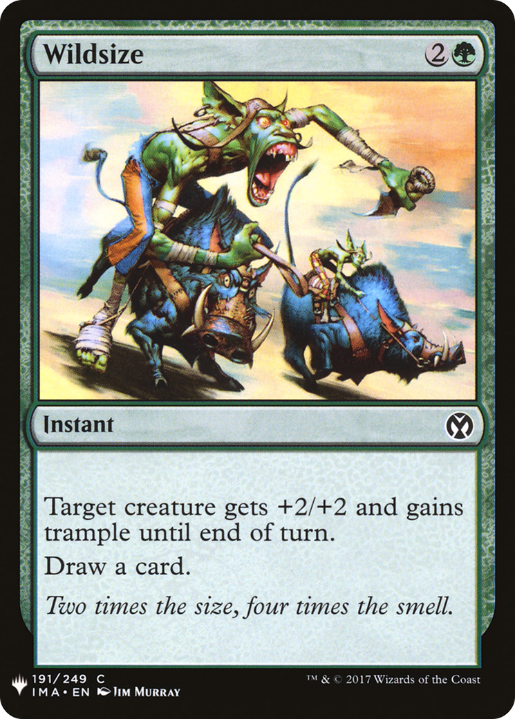 Wildsize (MB1-1374) - Mystery Booster - Premium MTG Single from Wizards of the Coast - Just $0.25! Shop now at Game Crave Tournament Store