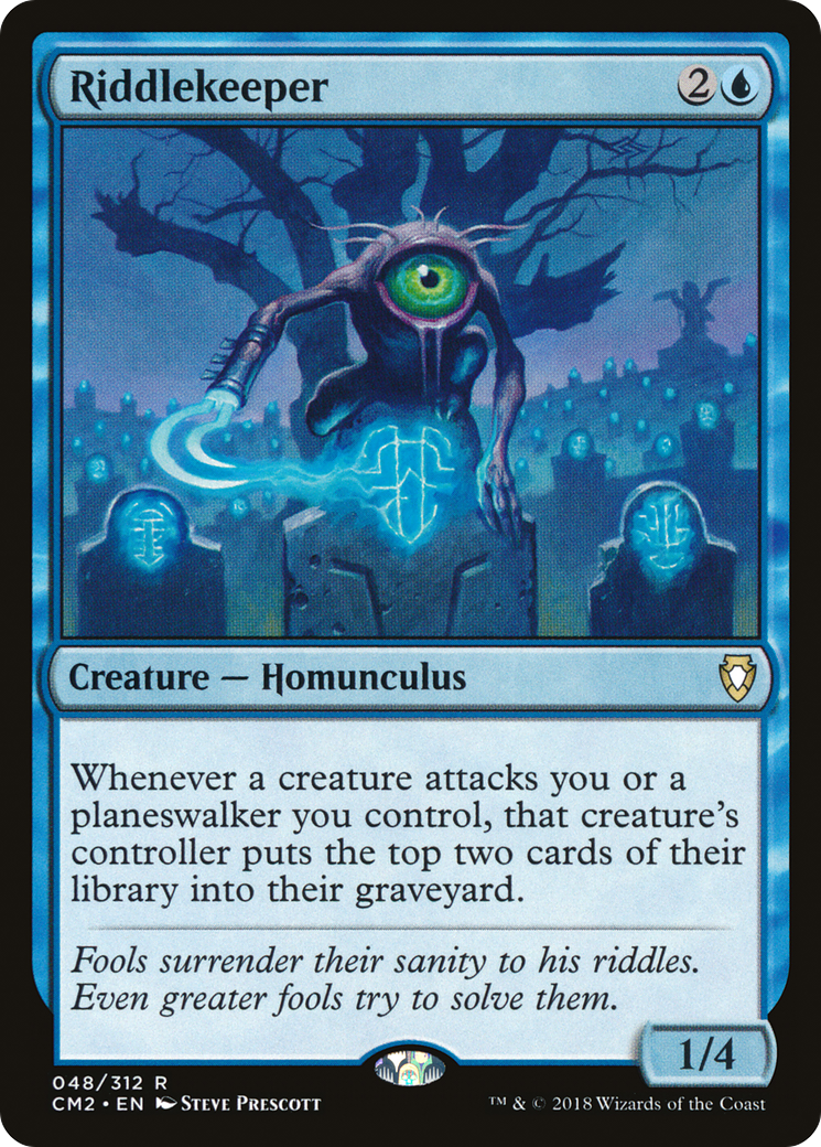 Riddlekeeper (CM2-048) - Commander Anthology Volume II - Premium MTG Single from Wizards of the Coast - Just $2.25! Shop now at Game Crave Tournament Store