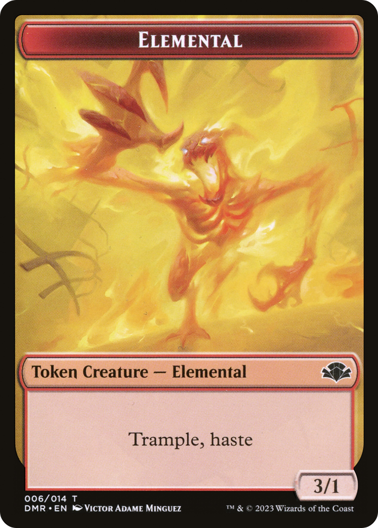 Elemental (TDMR-006) - Dominaria Remastered Tokens Foil - Premium MTG Single from Wizards of the Coast - Just $0! Shop now at Game Crave Tournament Store