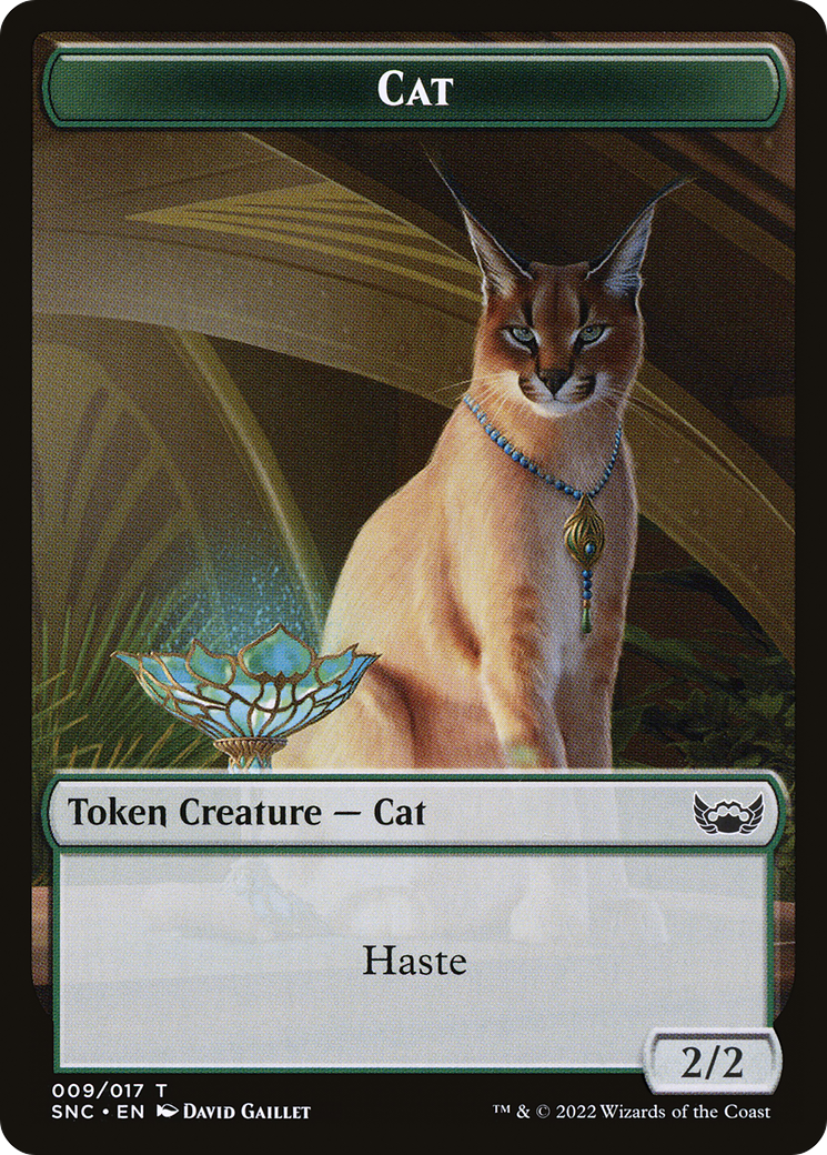 Cat (TSNC-009) - Streets of New Capenna Tokens - Premium MTG Single from Wizards of the Coast - Just $0! Shop now at Game Crave Tournament Store