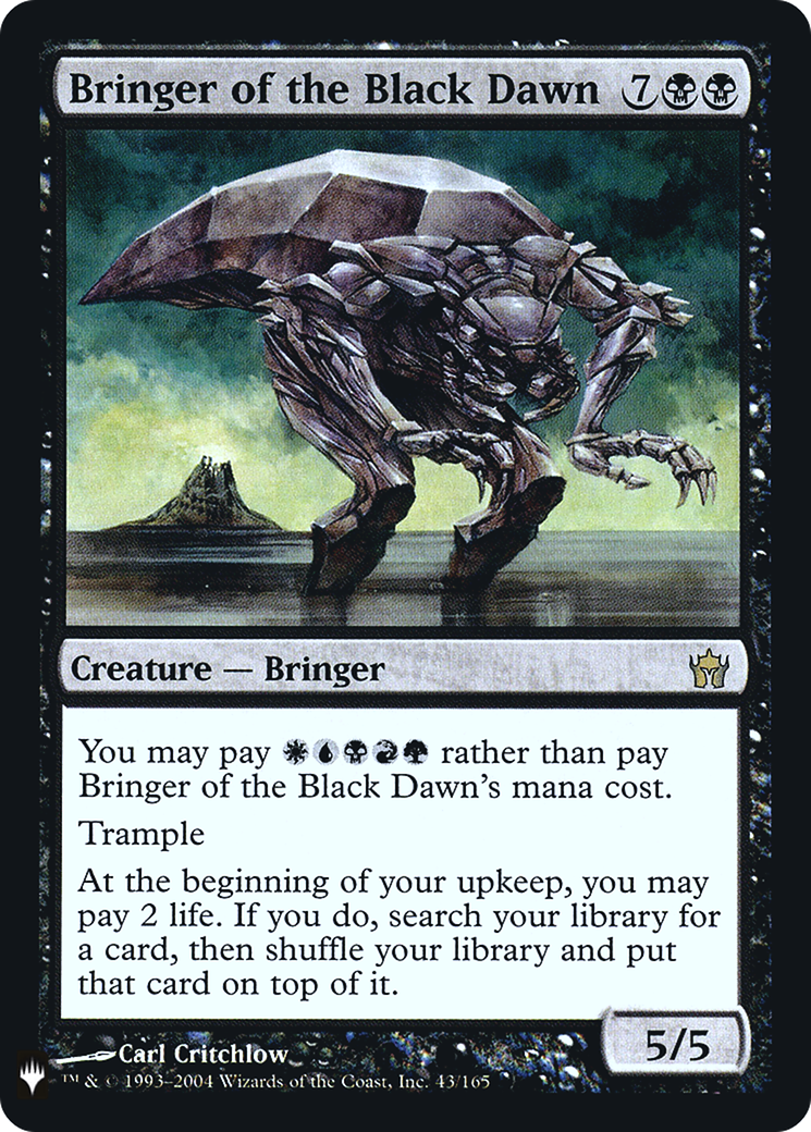Bringer of the Black Dawn (FMB1-033) - Mystery Booster Retail Edition Foils Foil - Premium MTG Single from Wizards of the Coast - Just $0.55! Shop now at Game Crave Tournament Store