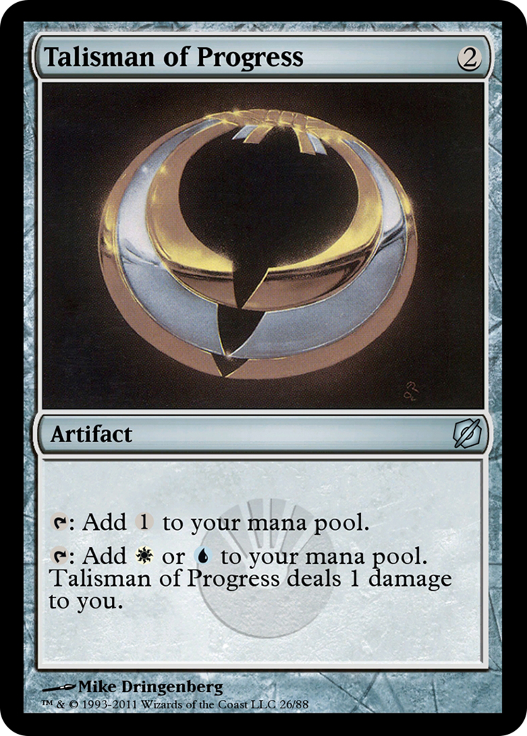 Talisman of Progress (TD2-026) - Duel Decks: Mirrodin Pure vs. New Phyrexia - Premium MTG Single from Wizards of the Coast - Just $0! Shop now at Game Crave Tournament Store