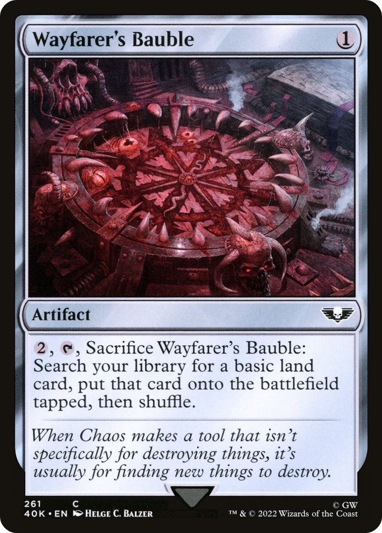 Wayfarer's Bauble (40K-261) - Warhammer 40,000 Commander - Premium MTG Single from Wizards of the Coast - Just $0.08! Shop now at Game Crave Tournament Store