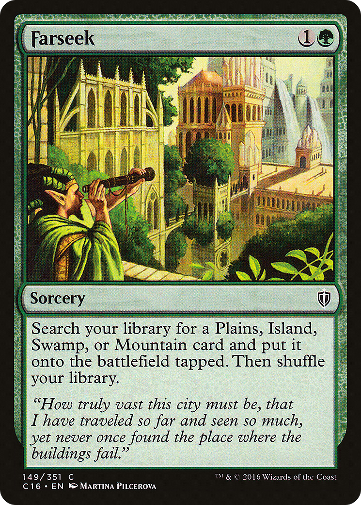 Farseek (C16-149) - Commander 2016 - Premium MTG Single from Wizards of the Coast - Just $0.37! Shop now at Game Crave Tournament Store