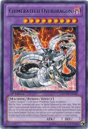 Chimeratech Overdragon (RYMP-EN061) - Ra Yellow Mega Pack Unlimited - Premium Yugioh Single from Konami - Just $0.25! Shop now at Game Crave Tournament Store