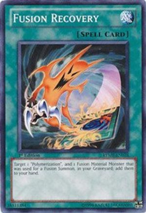 Fusion Recovery (RYMP-EN078) - Ra Yellow Mega Pack 1st Edition - Premium Yugioh Single from Konami - Just $0.23! Shop now at Game Crave Tournament Store
