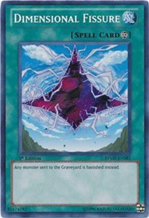 Dimensional Fissure (RYMP-EN081) - Ra Yellow Mega Pack Unlimited - Premium Yugioh Single from Konami - Just $2.87! Shop now at Game Crave Tournament Store