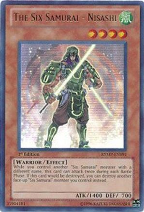 The Six Samurai - Nisashi (RYMP-EN091) - Ra Yellow Mega Pack 1st Edition - Premium Yugioh Single from Konami - Just $0.50! Shop now at Game Crave Tournament Store