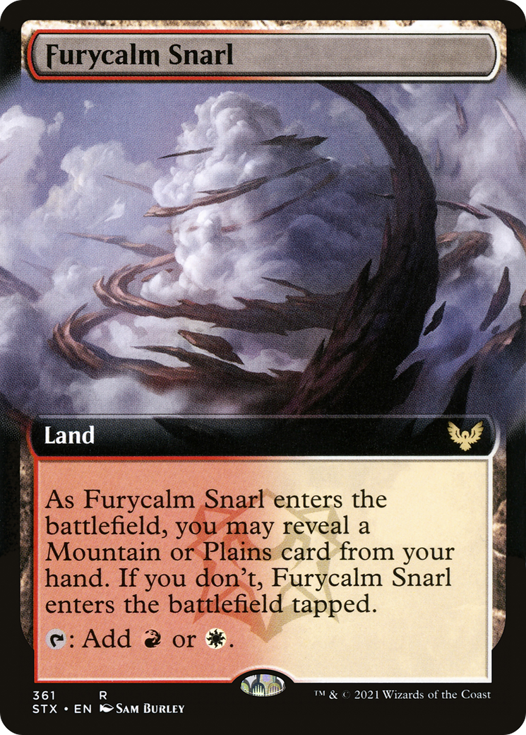 Furycalm Snarl (STX-361) - Strixhaven: School of Mages: (Extended Art) Foil - Premium MTG Single from Wizards of the Coast - Just $0.25! Shop now at Game Crave Tournament Store