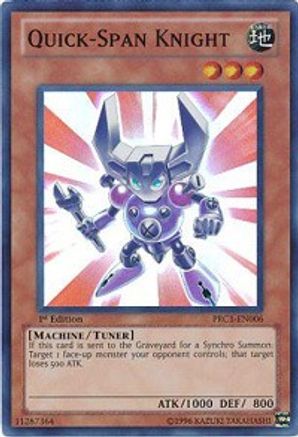 Quick-Span Knight (PRC1-EN006) - 2012 Premium Collection Tin 1st Edition - Premium Yugioh Single from Konami - Just $0.25! Shop now at Game Crave Tournament Store