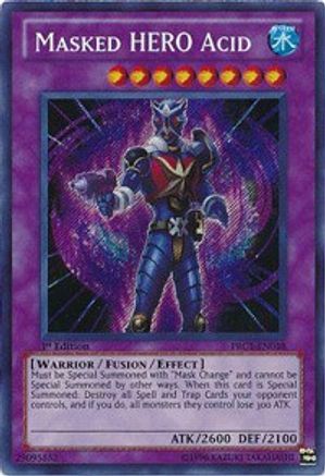 Masked HERO Acid (PRC1-EN018) - 2012 Premium Collection Tin 1st Edition - Premium Yugioh Single from Konami - Just $2.85! Shop now at Game Crave Tournament Store