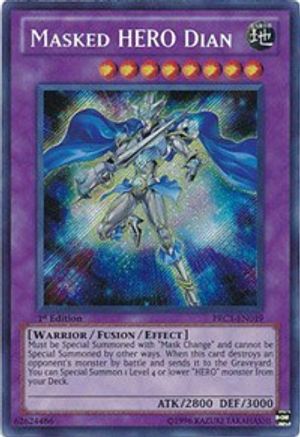 Masked HERO Dian (PRC1-EN019) - 2012 Premium Collection Tin 1st Edition - Premium Yugioh Single from Konami - Just $0.78! Shop now at Game Crave Tournament Store
