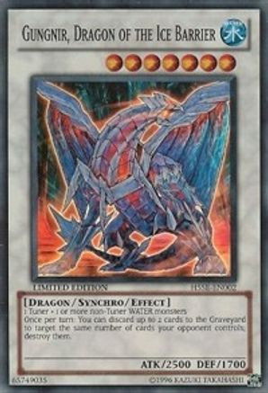 Gungnir, Dragon of the Ice Barrier (H5SE-EN002) - Hidden Arsenal 5: Steelswarm Invasion Limited - Premium Yugioh Single from Konami - Just $1.93! Shop now at Game Crave Tournament Store