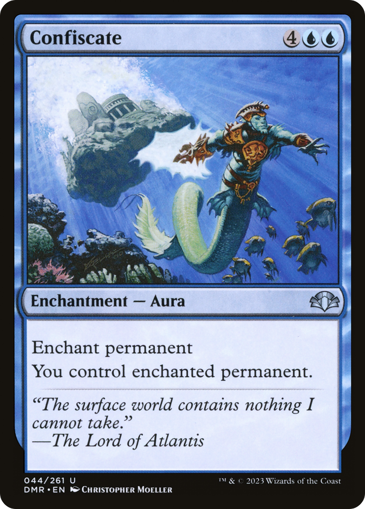 Confiscate (DMR-044) - Dominaria Remastered - Premium MTG Single from Wizards of the Coast - Just $0.08! Shop now at Game Crave Tournament Store