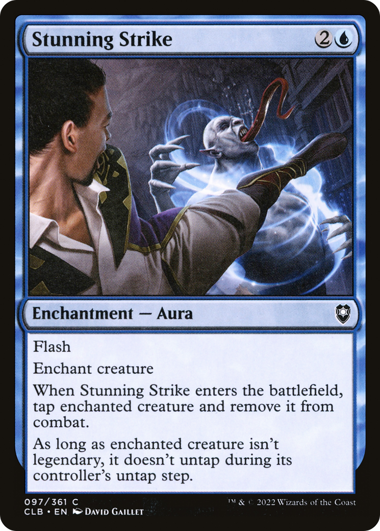 Stunning Strike (CLB-097) - Commander Legends: Battle for Baldur's Gate - Premium MTG Single from Wizards of the Coast - Just $0.25! Shop now at Game Crave Tournament Store