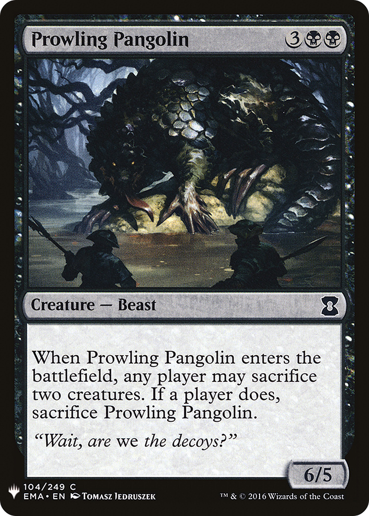 Prowling Pangolin (MB1-739) - Mystery Booster - Premium MTG Single from Wizards of the Coast - Just $0.25! Shop now at Game Crave Tournament Store