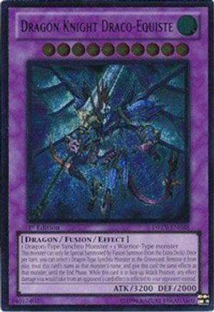 Dragon Knight Draco-Equiste (UTR) (DREV-EN038) - Duelist Revolution 1st Edition - Premium Yugioh Single from Konami - Just $10.99! Shop now at Game Crave Tournament Store