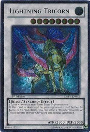 Lightning Tricorn (UTR) (DREV-EN042) - Duelist Revolution Unlimited - Premium Yugioh Single from Konami - Just $1.94! Shop now at Game Crave Tournament Store