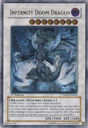 Infernity Doom Dragon (UTR) (TSHD-EN042) - The Shining Darkness 1st Edition - Premium Yugioh Single from Konami - Just $20.59! Shop now at Game Crave Tournament Store