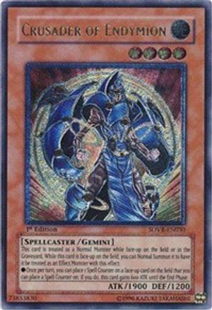 Crusader of Endymion (UTR) (SOVR-EN030) - Stardust Overdrive Unlimited - Premium Yugioh Single from Konami - Just $10.98! Shop now at Game Crave Tournament Store