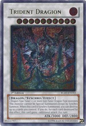 Trident Dragion (UTR) (RGBT-EN043) - Raging Battle 1st Edition - Premium Yugioh Single from Konami - Just $62.53! Shop now at Game Crave Tournament Store