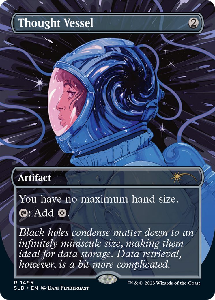 Thought Vessel (SLD-1495) - Secret Lair Drop (Borderless) Foil - Premium MTG Single from Wizards of the Coast - Just $20.86! Shop now at Game Crave Tournament Store