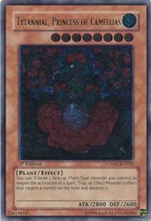 Tytannial, Princess of Camellias (UTR) (CSOC-EN029) - Crossroads of Chaos 1st Edition - Premium Yugioh Single from Konami - Just $46.49! Shop now at Game Crave Tournament Store